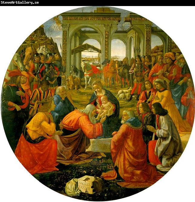 Domenico Ghirlandaio The Adoration of the Magi  aa